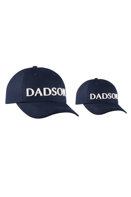 komplet czapek dla taty i syna granat.jpg