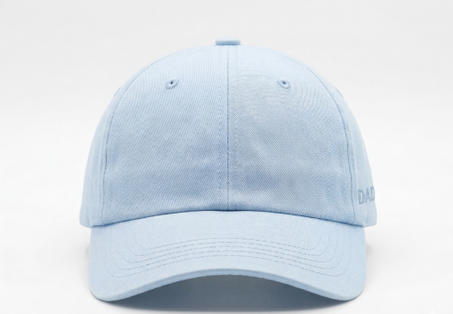 komplet czapek z daszkiem tata i syn niebieski.jpg