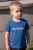 T-shirt dziecięcy niebieski.