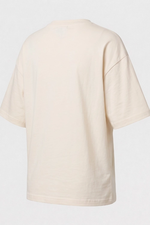 T-shirt damski oversize kremowy.jpg