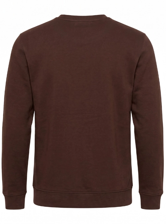 bluza męska crewneck czekoladowa.jpg