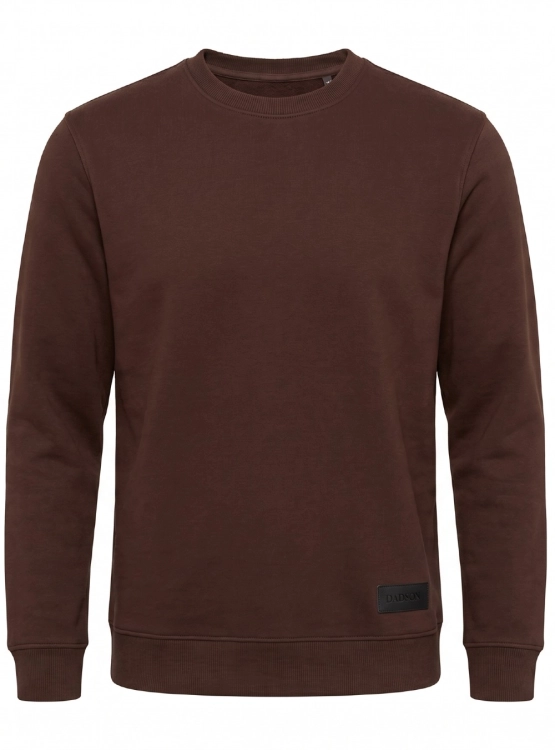Bluza crewneck basic czekoladowa.jpg