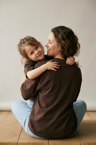 Komplet t-shirtów mama i córka czekoladowe.jpg