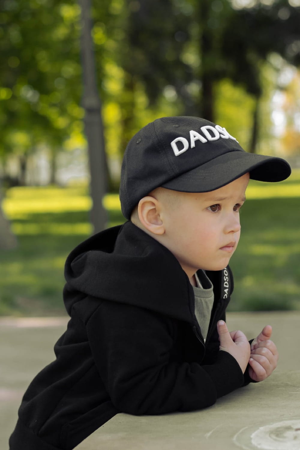 CHILDREN'S BASEBALL CAP BLACK