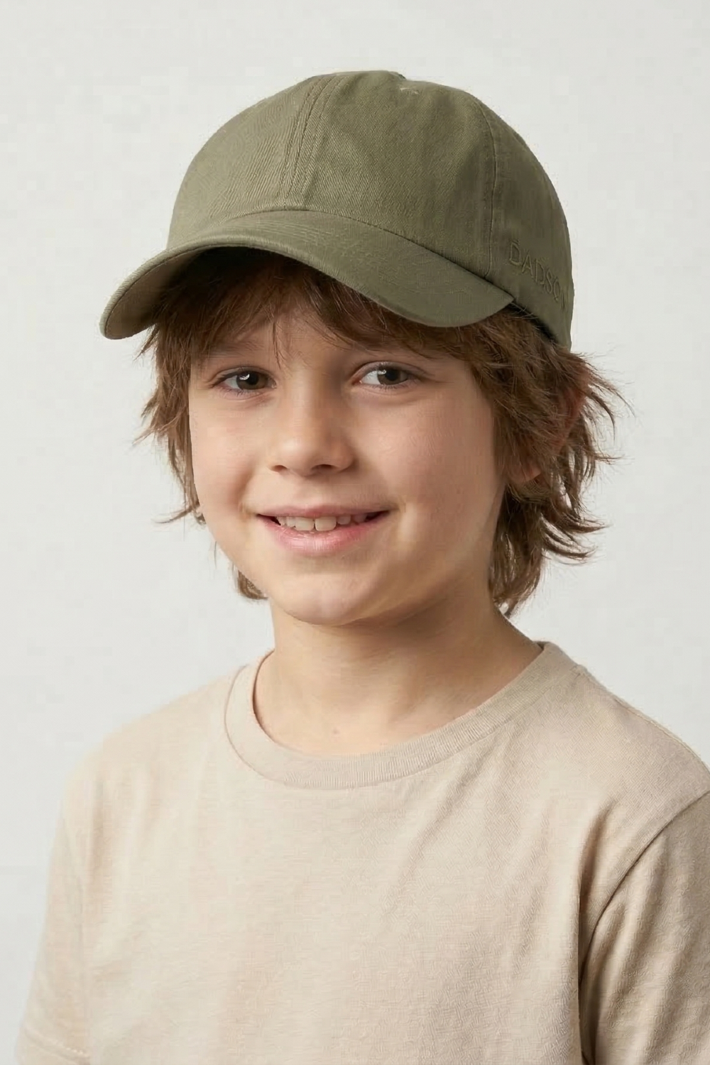 Czapka dziecięca z daszkiem Khaki